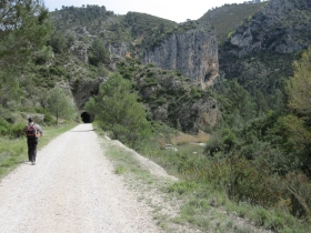 Blick auf den ersten Tunnel
